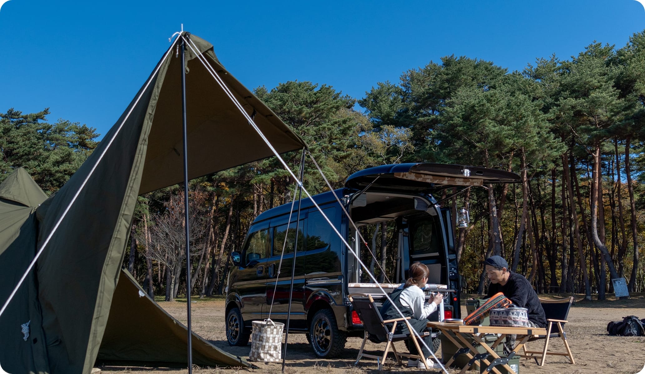 キャンプの様子