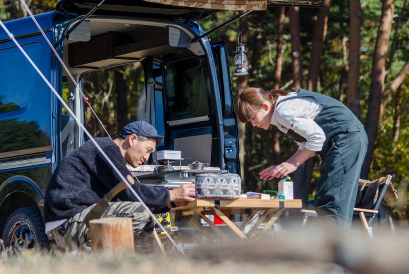 キャンプの様子