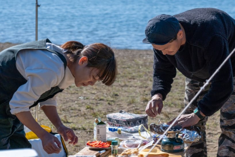 キャンプの様子